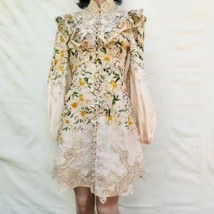 Zimmermann mini coaster floral short dress size 0, US size 2